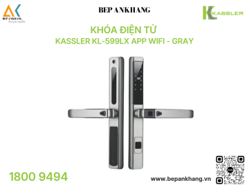 Khóa điện tử Kassler KL-599LX App Wifi - Gray